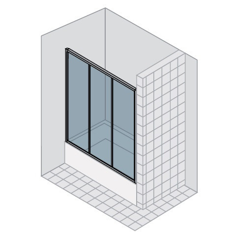 A-NP3X Quadra collection Раздвижная дверь DUKA 45291 - Вид №1
