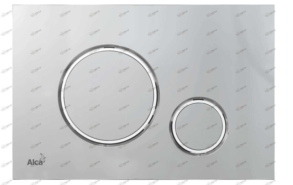 Кнопка управления для скрытых систем инсталляции, xром-мат/xром-глянец ALCAPLAST M772