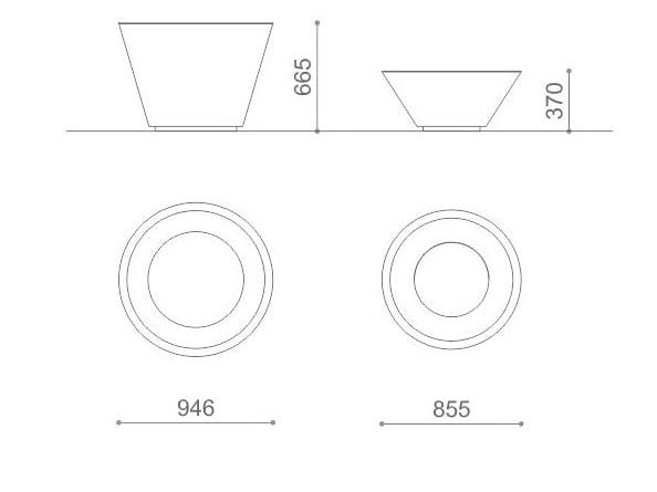 Стальная плантатор Corten™ Metalco PITOCCA ARCH-00001318 - Вид №3