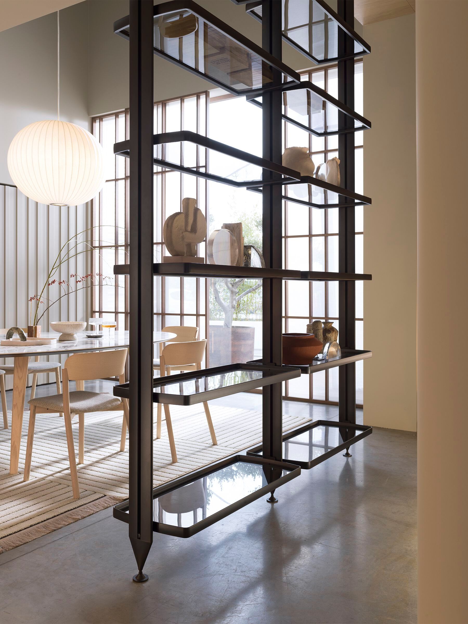 Система для гардеробных, оборудованных стен и книжных шкафов Novamobili DEDALO ARCH-00009022