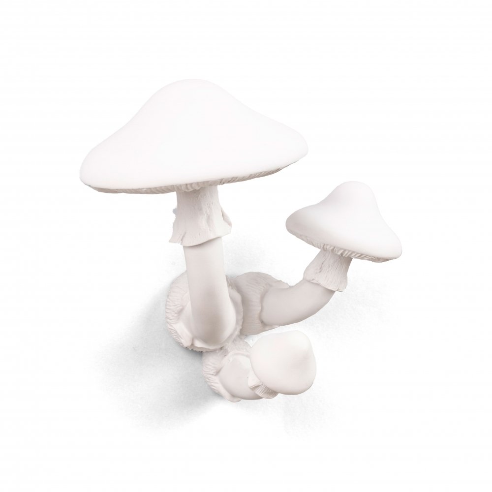 Вешалка декоративная 16х17,5 см белая Mushroom SELETTI  00-3883291 Белый  - Вид №2