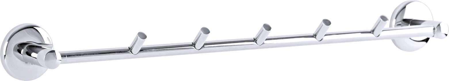 140102017 Держатель для полотенец Bianca длинный с 5 ручками 50см Eca 