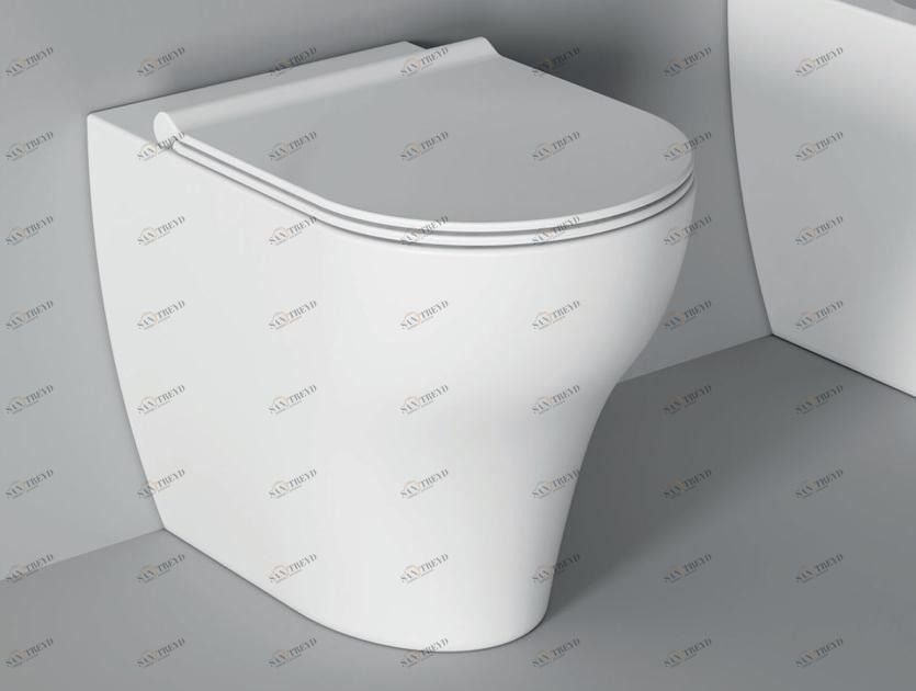 32200101 Приставной унитаз напольный Белый Alice Ceramica UNICA Италия