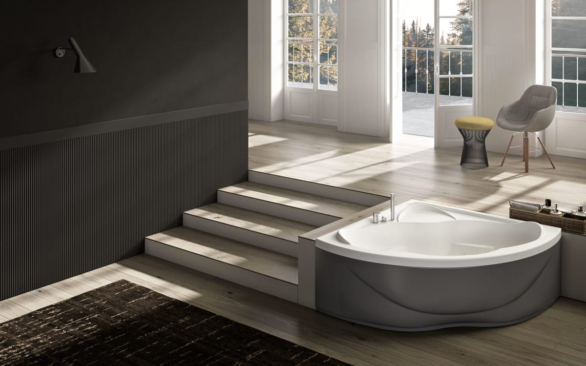 2-местная угловая ванна Albatros ARCH-00037128 - Вид №1