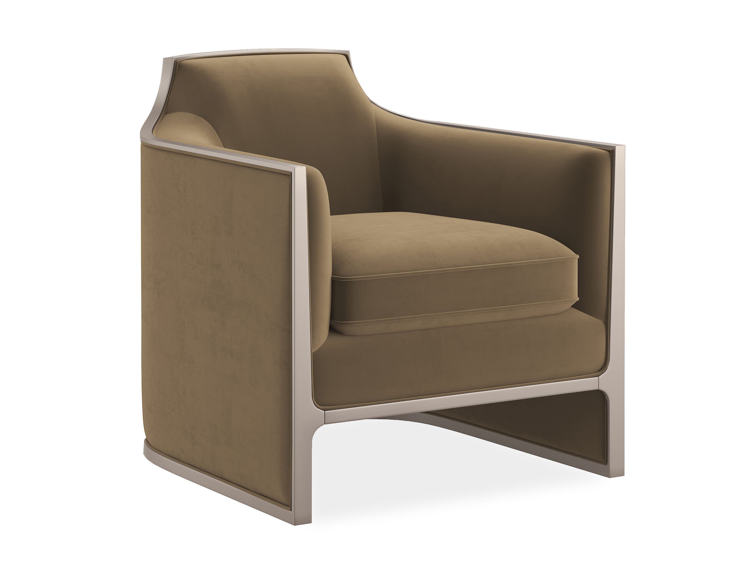 Тканевое вращающееся кресло с подлокотниками Caracole THE CAT'S MEOW ARCH-00010174 - Вид №16