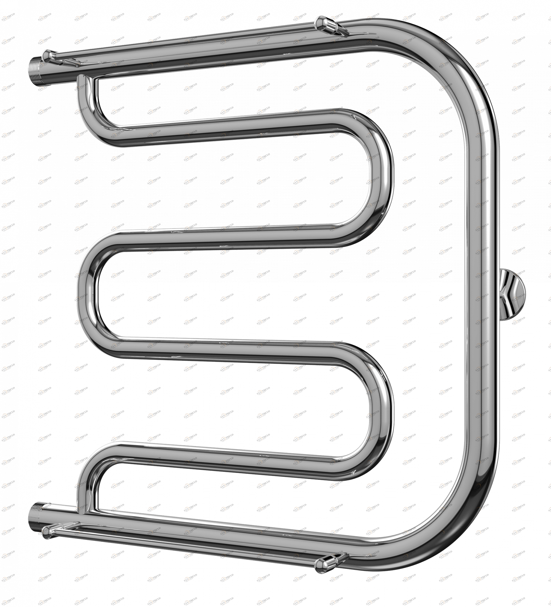 4620768880919 ЭКОНОМ Фокстрот AISI 32х2 600х600 Полотенцесушитель TERMINUS Нержавеющая сталь