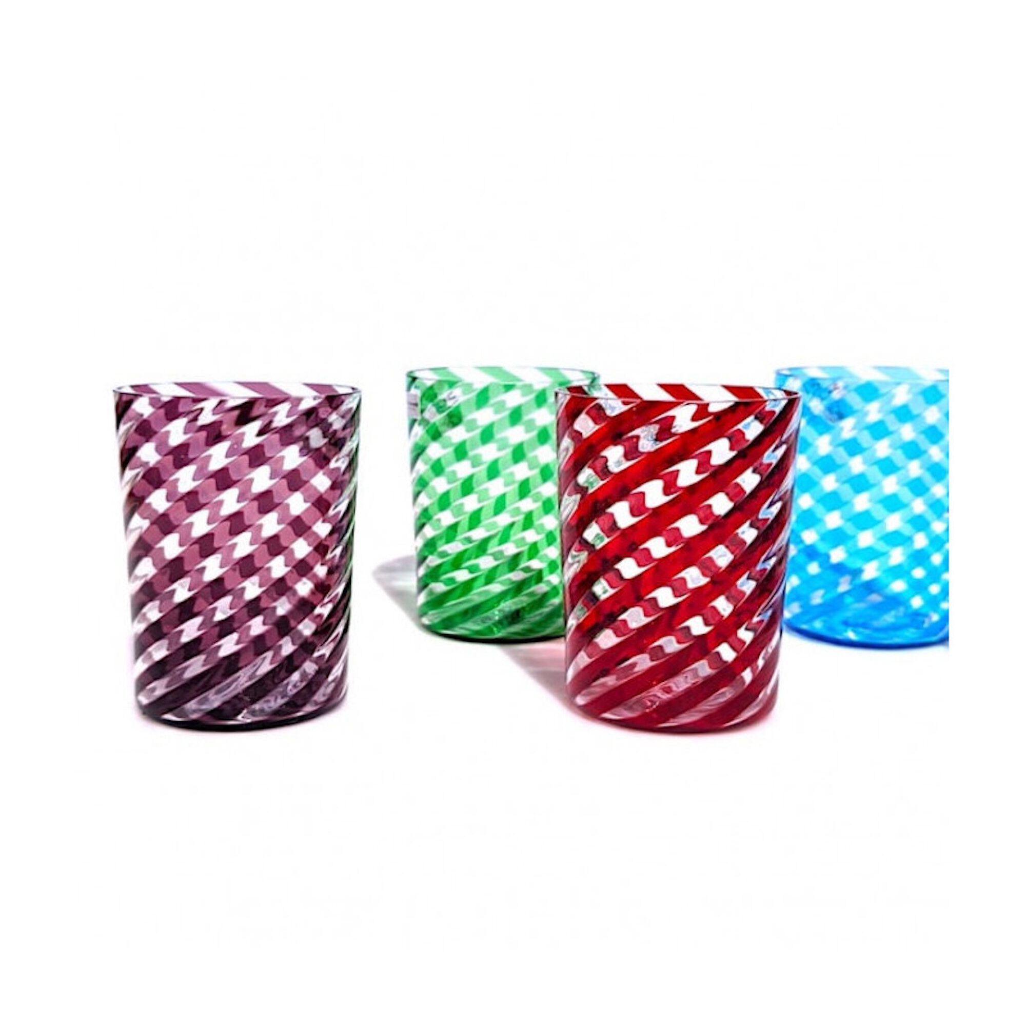 Набор из шести стаканов из муранского стекла ручной работы YourMurano готы ARCH-00073023 - Вид №1