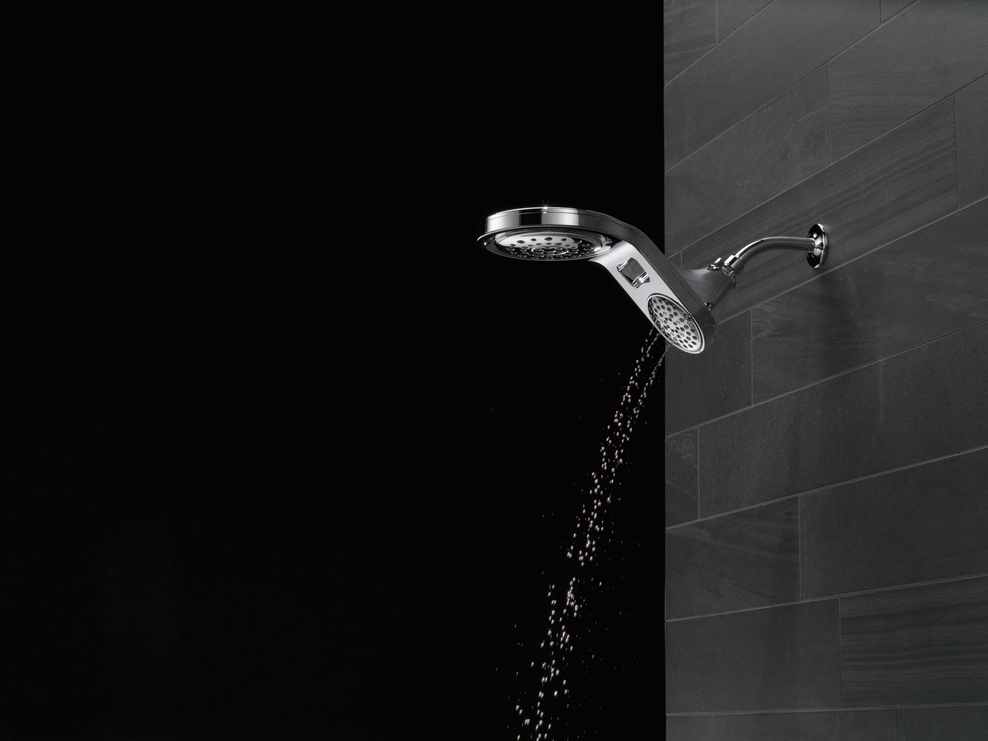 58580-25-PK HydroRain® 5-настройка душевая лейка два в одном Delta Faucet Universal Showering Хром  - Вид №27