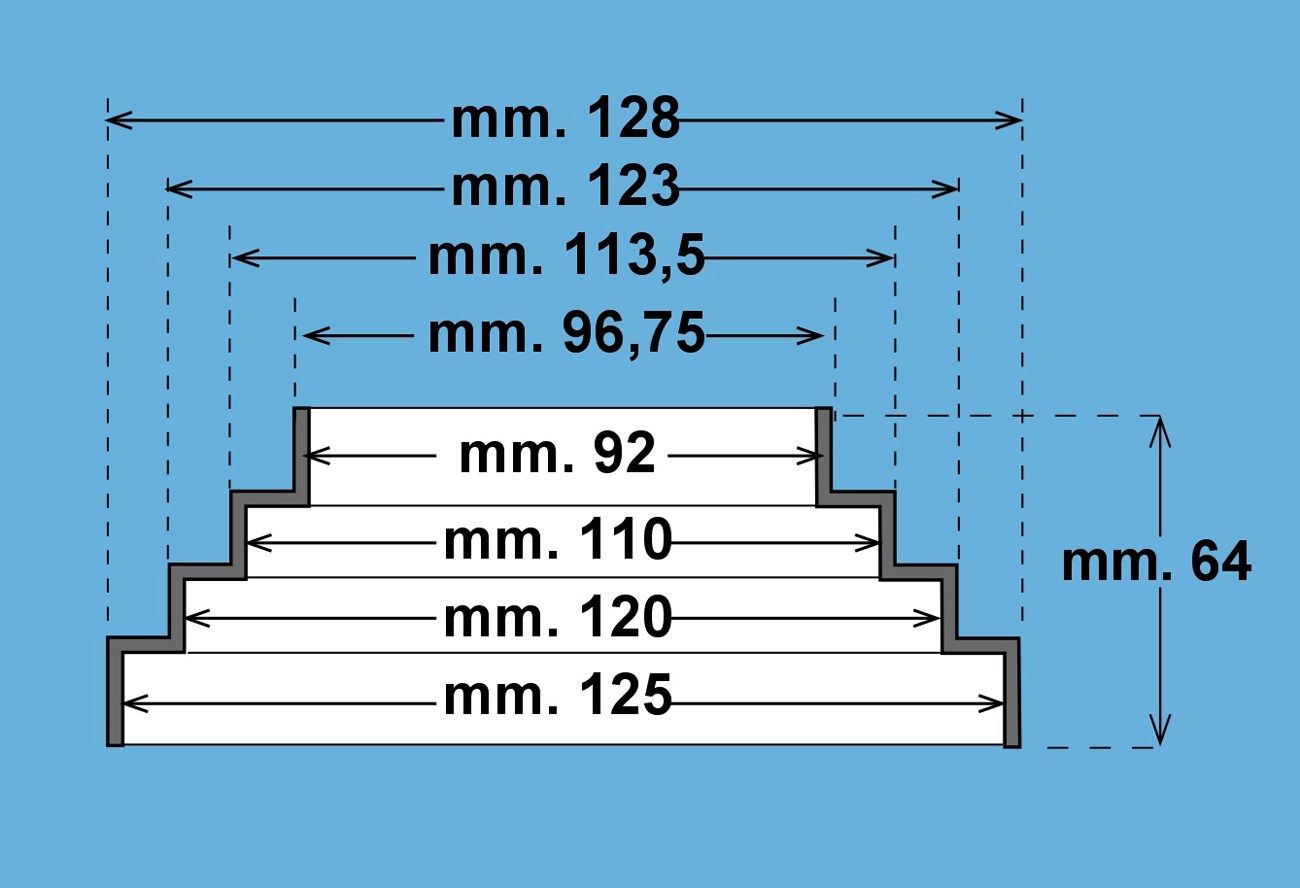 Конический конус из АБС-пластика для труб без рюмки First Corporation вентиляция ARCH-00133124 - Вид №1