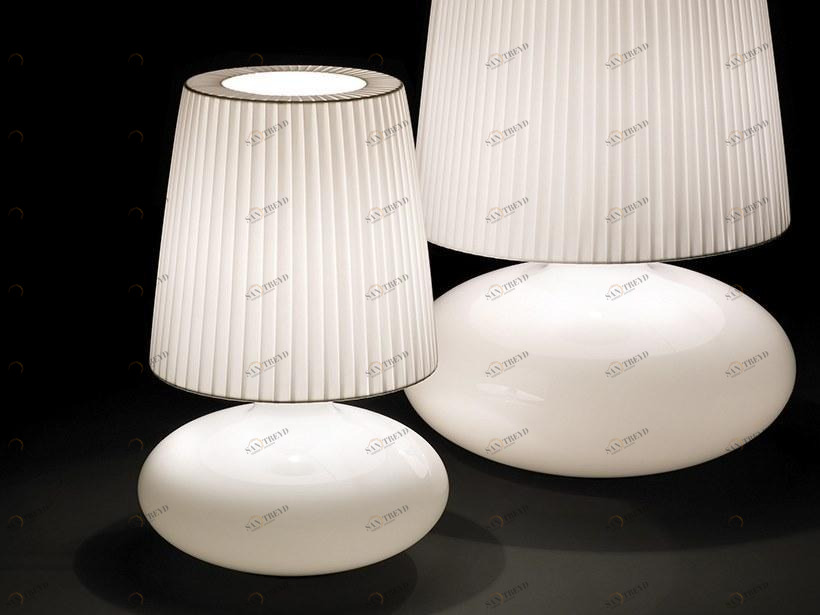 BOVER Настольная лампа из опалового стекла Muf sun-id-1387243