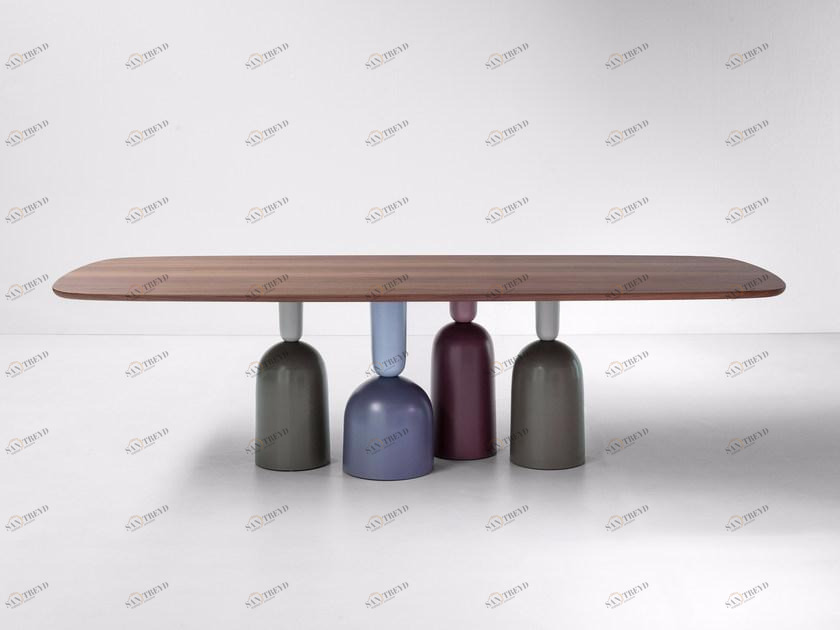 Bonaldo Прямоугольный деревянный стол sun-id-1433169