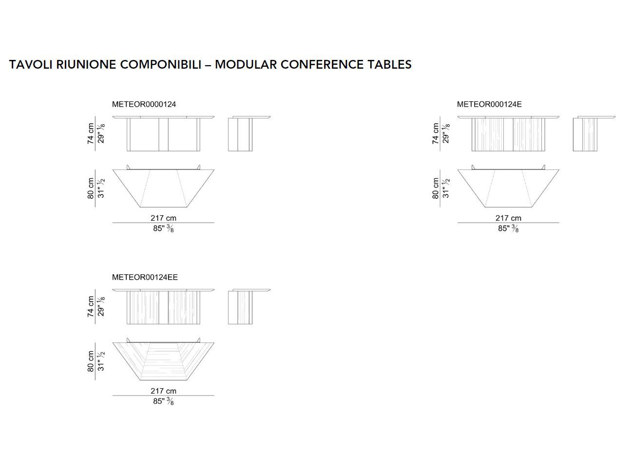 Деревянный стол для совещаний i 4 Mariani Метеор ARCH-00068178 - Вид №6
