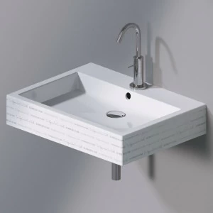 L267420P Подвесная раковина настенная прямоугольная A. e T. Italia Tank белая