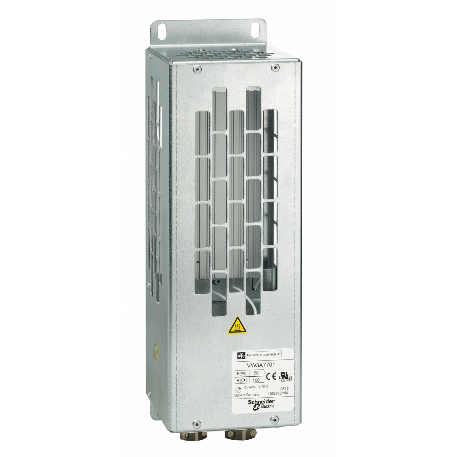 VW3A7704 Резистор тормозной 15 OM 1000Вт Schneider Electric Аксессуары и опции для ПЧ и УПП 