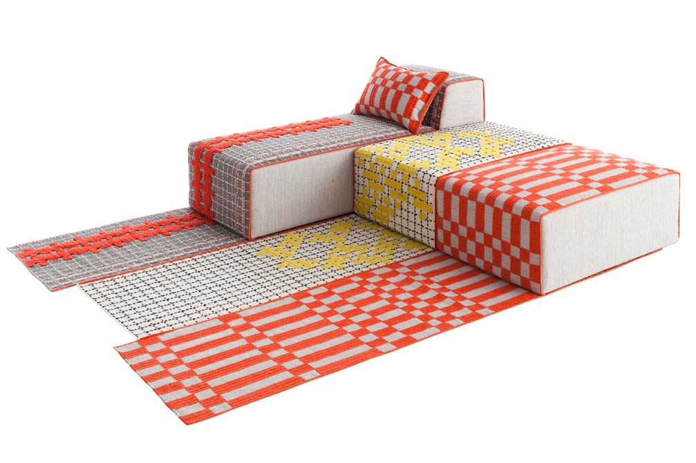 002415 Ковер Alfombras Orange 180 GAN Bandas - Вид №2