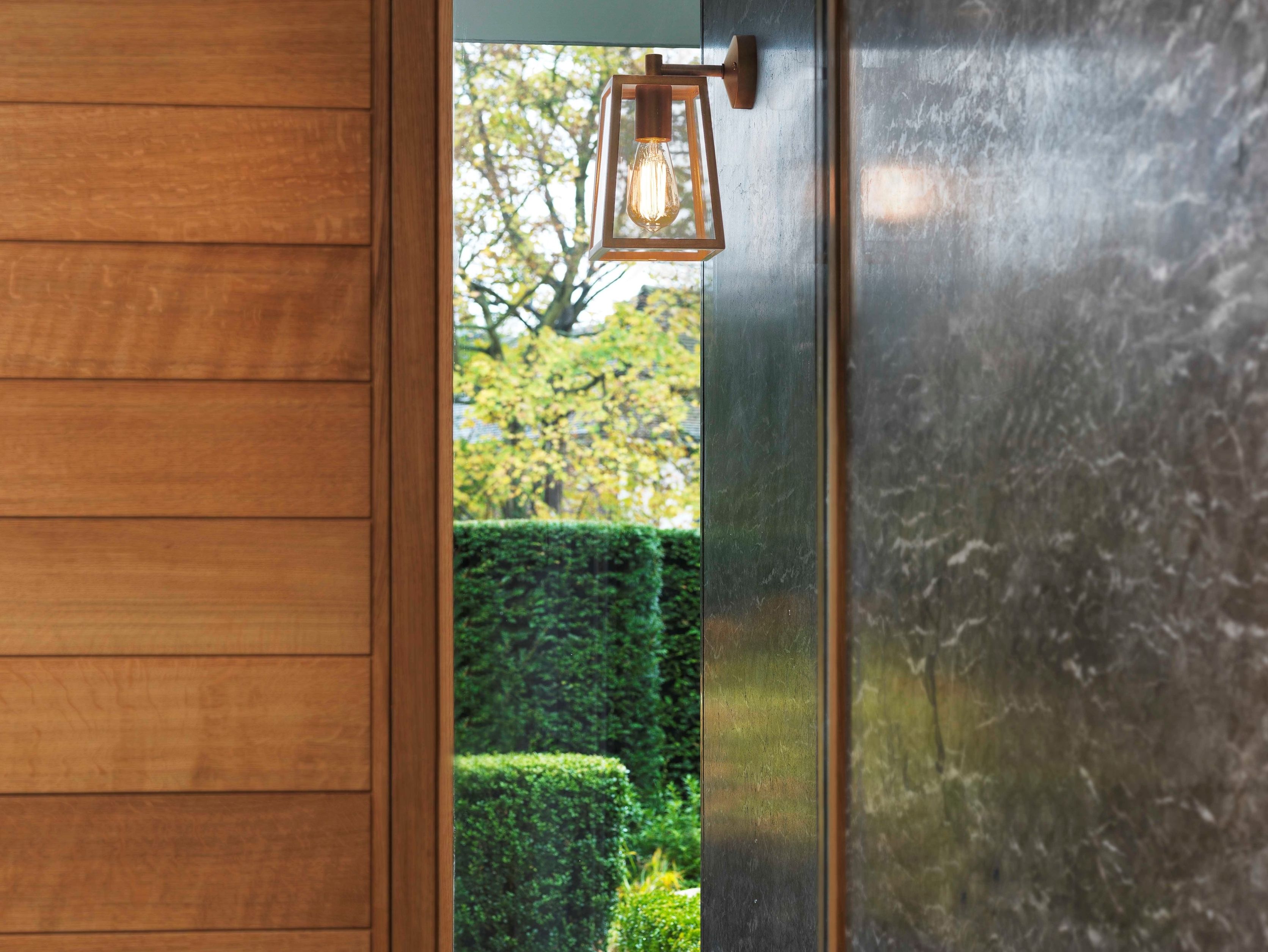 Стальная и стеклянная наружная настенная лампа Astro Lighting Calvi ARCH-00135575 - Вид №7