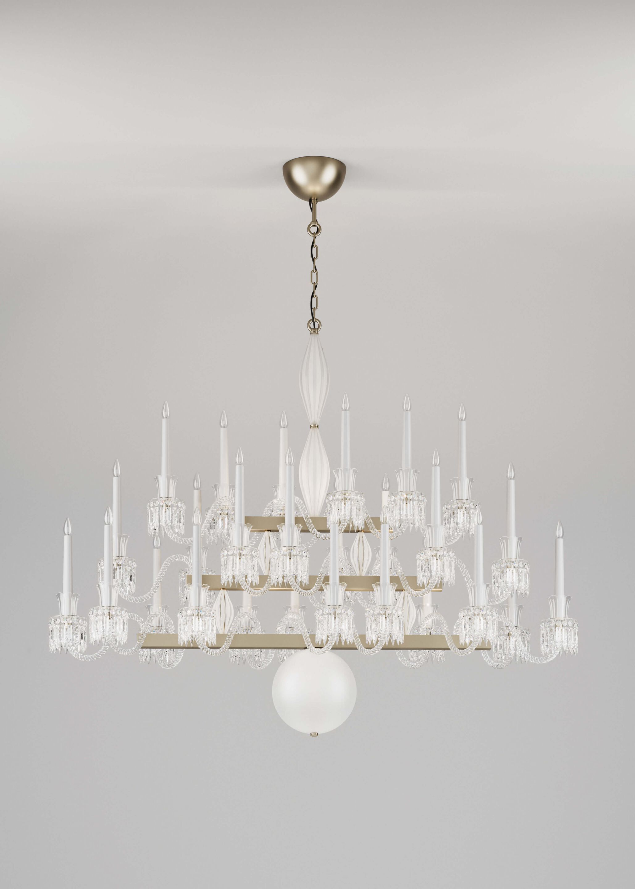 Хрустальная светодиодная люстра с регулируемой яркостью Italamp KEPLERO 358/S26 ARCH-00087590 - Вид №2