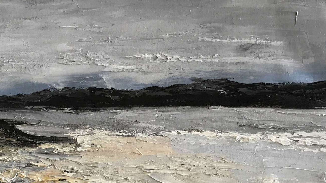 Картина на холсте 100х150 см "Ураган" EVENHOME КАРТИНЫ МАСЛОМ 129968 Серый;разноцветный  - Вид №1