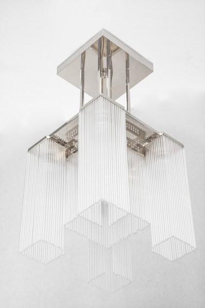 Patinas Lighting Люстра из никеля ручной работы Hoffmann sun-id-1440628 - Вид №2