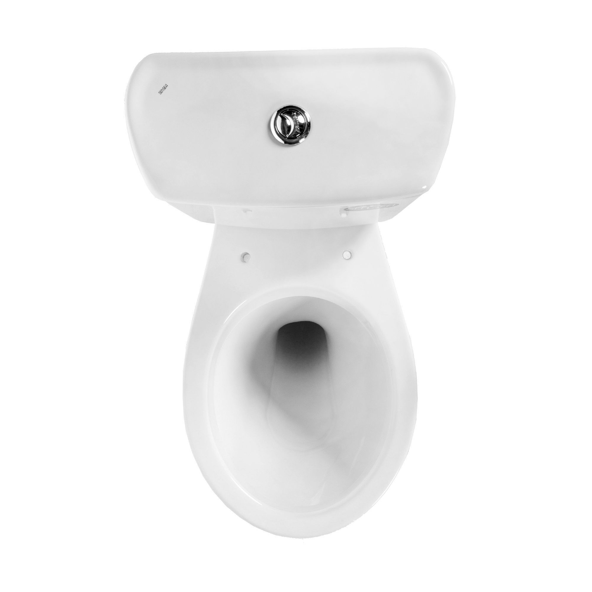Унитаз SENSEA Твист - компактный с двойным сливом для малогабаритных санузлов 17391319 STLM-0008088 - Вид №1