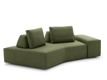 Изогнутый диван из ткани Felis Softliving ARCH-00137498 - Вид №1