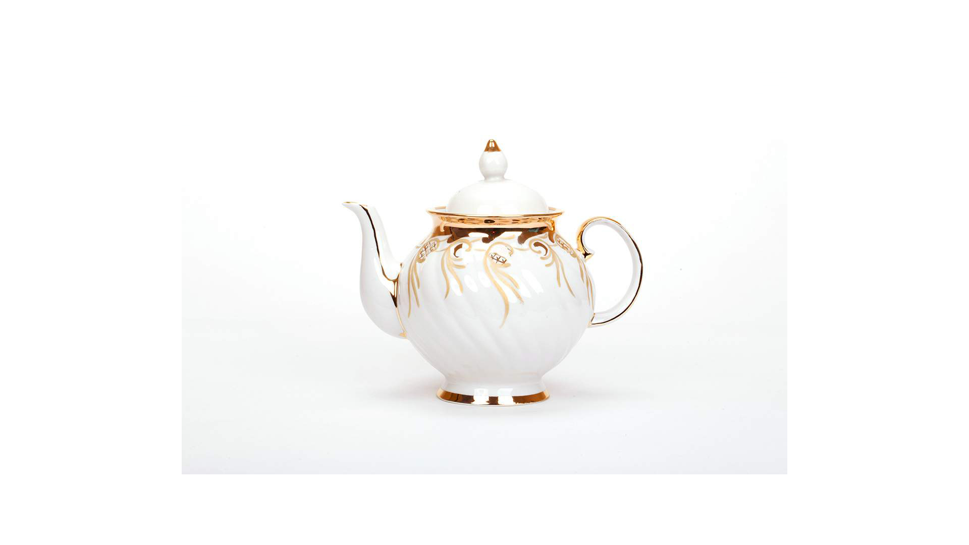 10618101 Дулевский фарфор Сервиз чайный 6/15 "Голубая роза" "Золотистый" Фарфор  - Вид №1