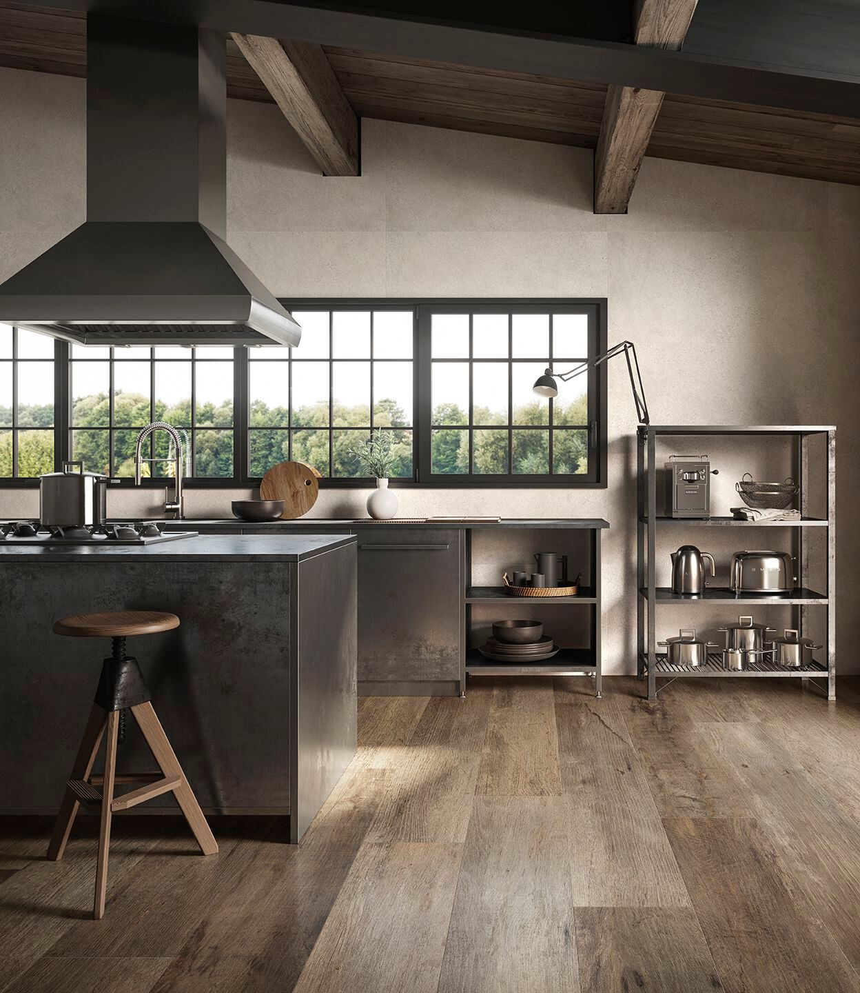 Пол / облицовка керамогранита под дерево CERAMICA SANT'AGOSTINO Yorkwood ARCH-00080254 - Вид №3