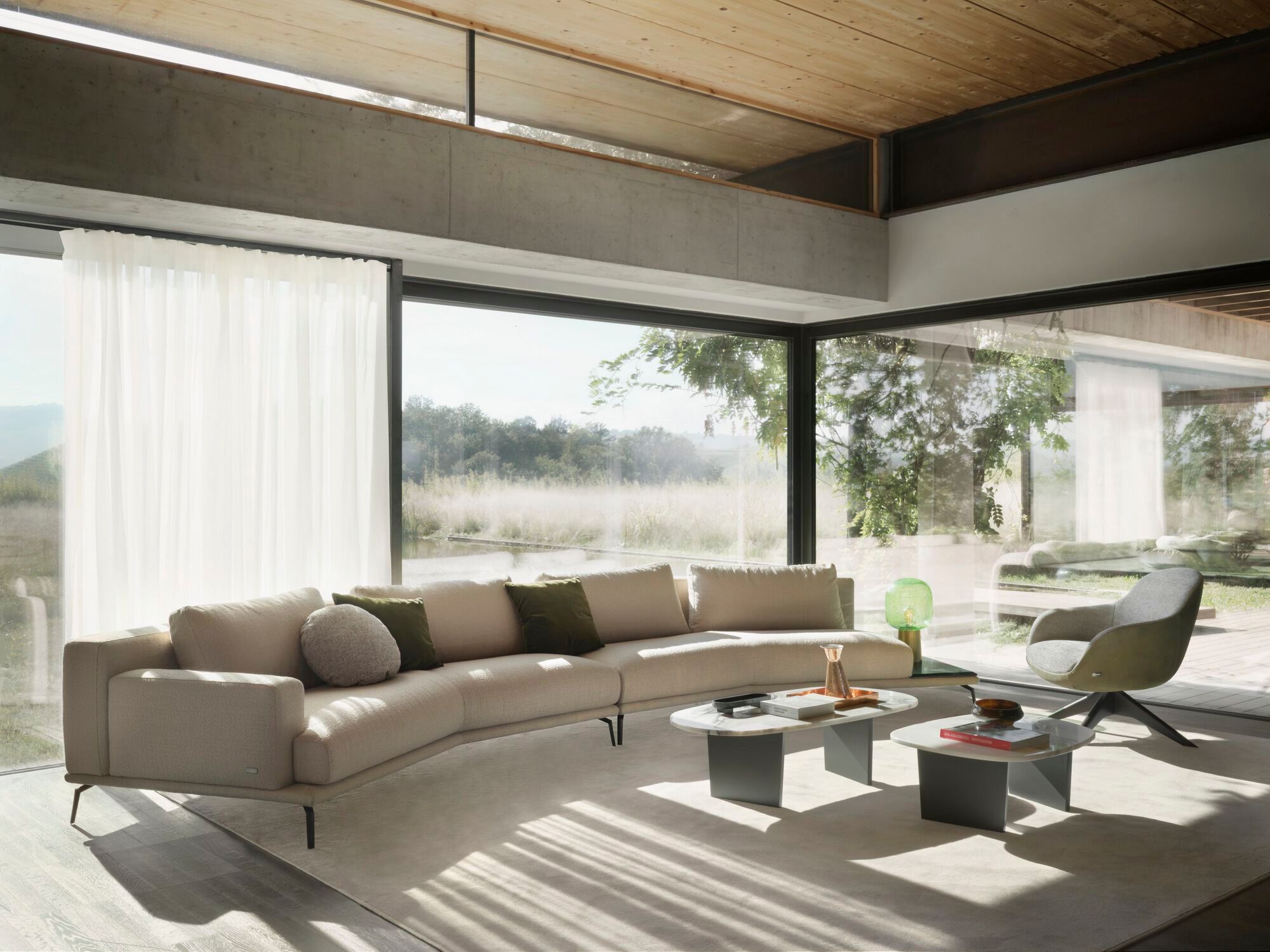 Съемный диван из ткани NICOLINE BOVISA ARCH-00120181 - Вид №3