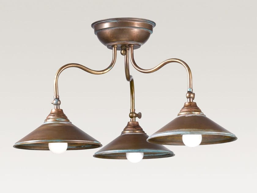 Регулируемая латунная светодиодная потолочная лампа Cremasco Illuminazione Венецианская традиция ARCH-00120588