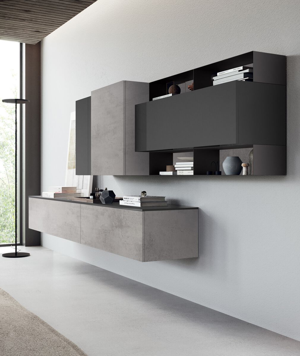 Деревянная секционная оборудованная стена Febal Casa DICIOTTO ARCH-00042839 - Вид №24