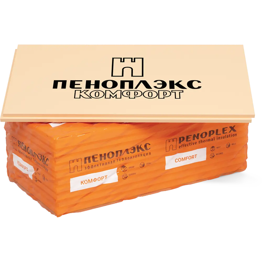 Пеноплэкс Комфорт: экструдированный пенополистирол для частного строительства 30 мм 82243874 STLM-0022942 - Вид №1