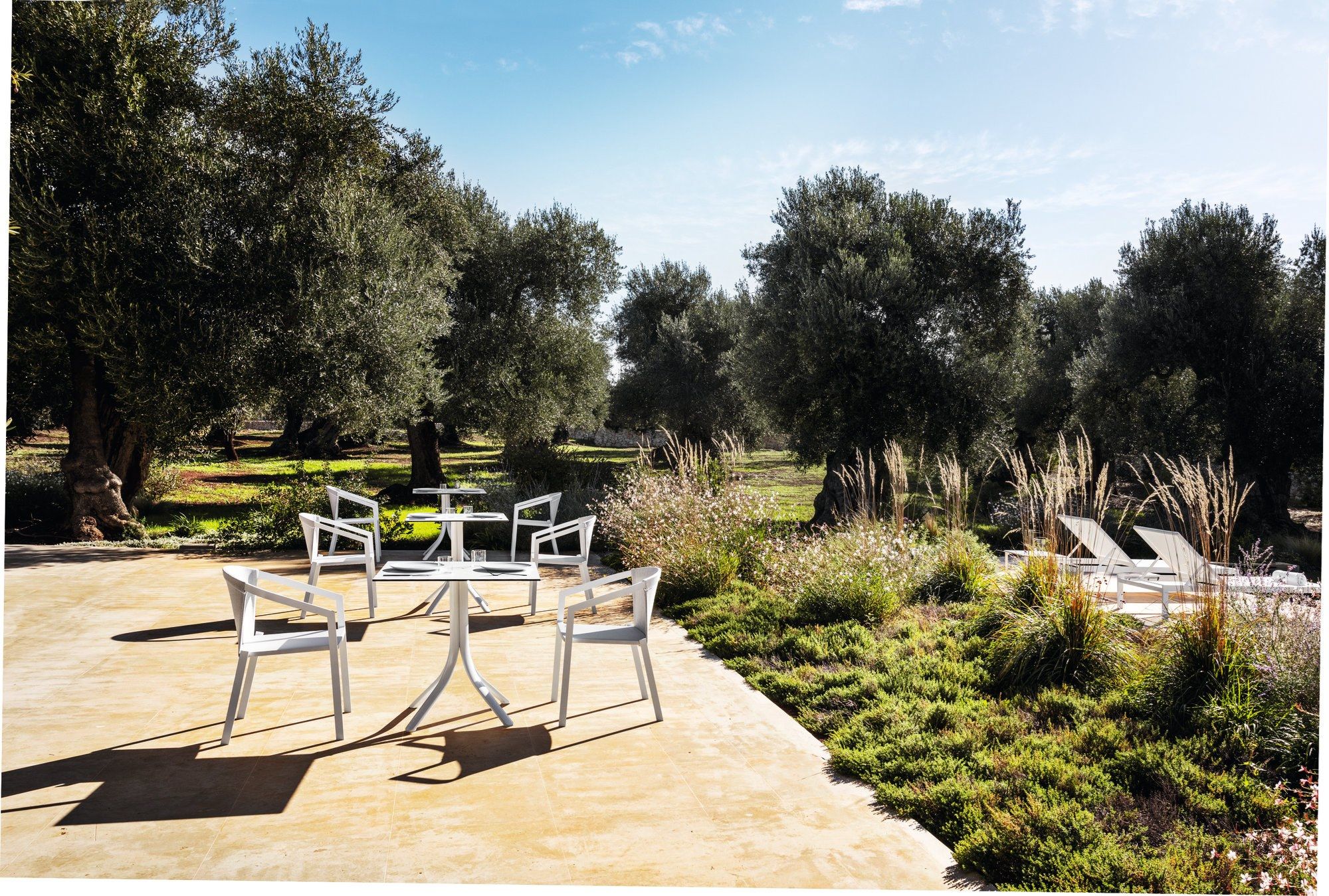 Садовый стол с алюминиевым основанием и столешницей HPL MY YOUR Push ARCH-00096042 - Вид №3