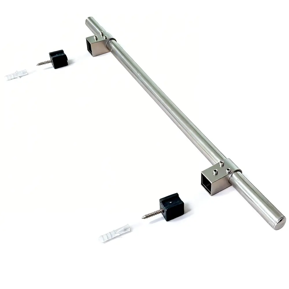 РЕЙЛИНГ С КРЕПЛ 60СМ НИКЕЛЬ МАТ KONSENSA Santreyd STLM-2044970 - Вид №3