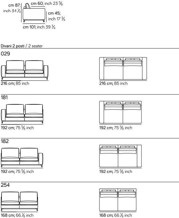 AMURA 5-местный угловой диван в коже Dorsey Am023.022+051 - Вид №4