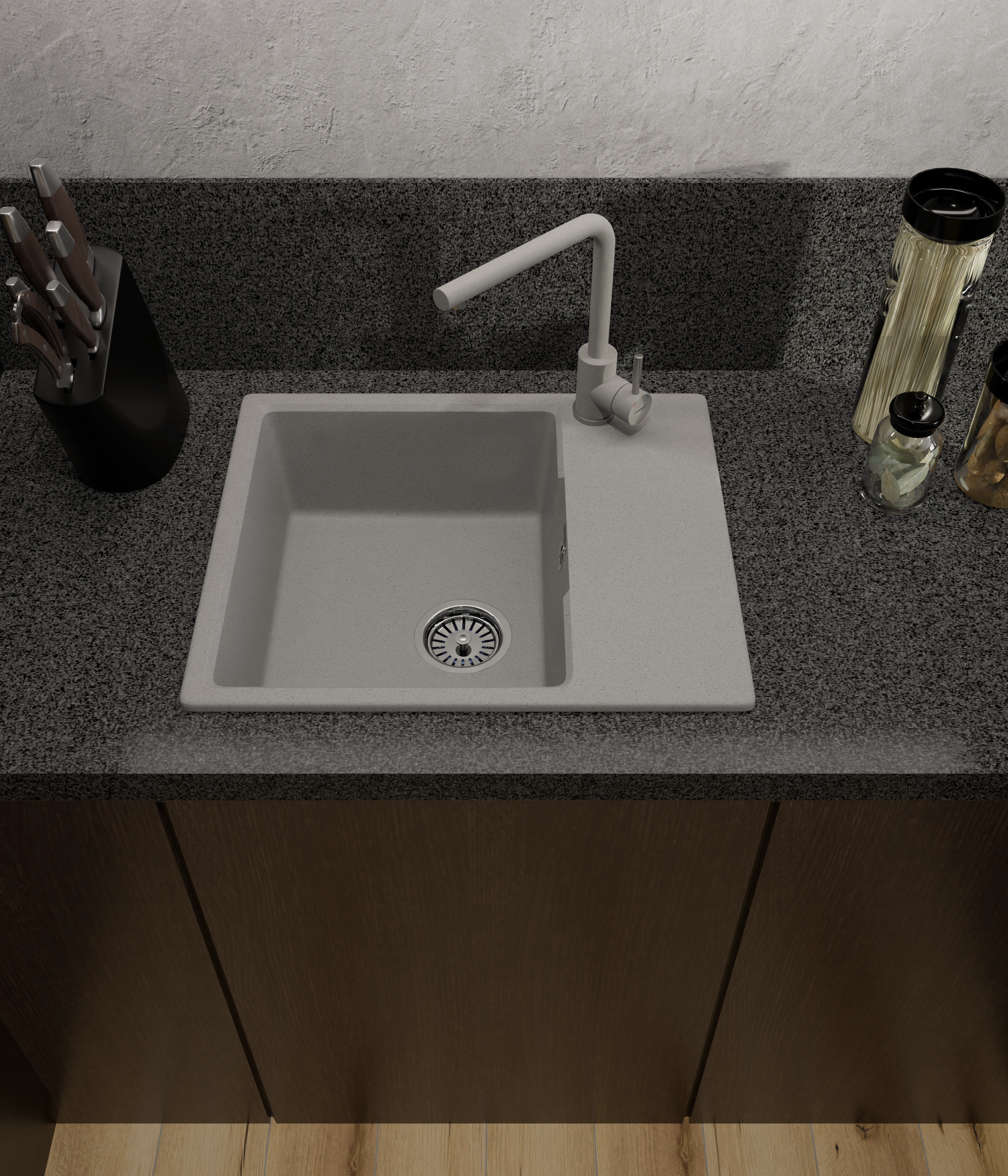 Кухонная мойка Кварц URBAN S352 GranFest 658L-S352 - Вид №1