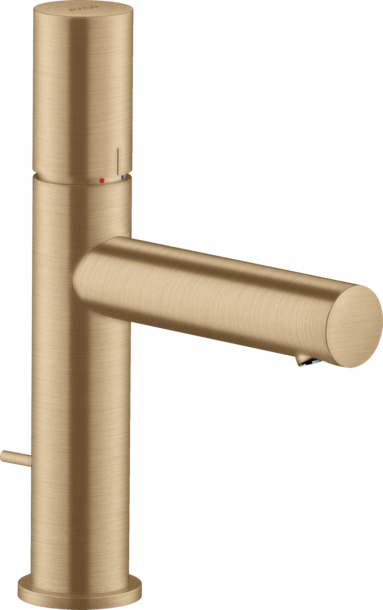 45001140 Смеситель для раковины 110, однорычажный, с нулевой ручкой, со сливным гарнитуром AXOR UNO