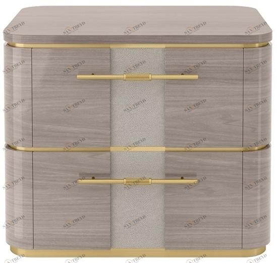 FRATO Прямоугольная тумбочка из дерева с ящиками Agra Ffu020017aae