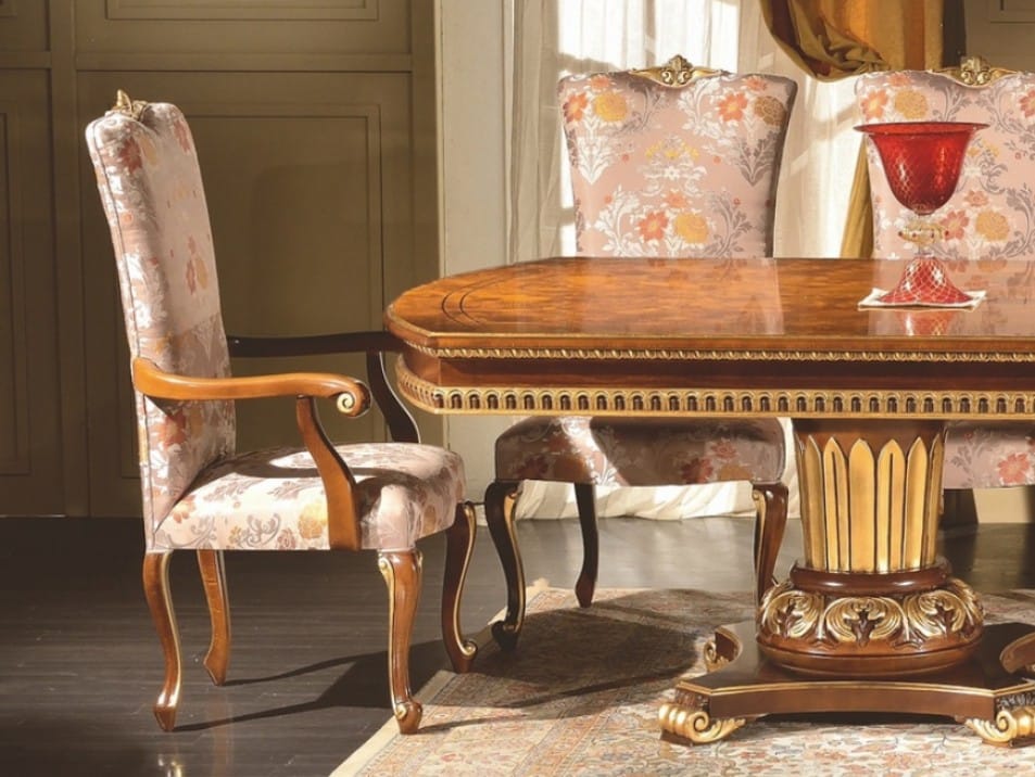 Стул с деревянной рамой и тканевой обивкой SCAPPINI & C 35th Anniversary ARCH-00051644