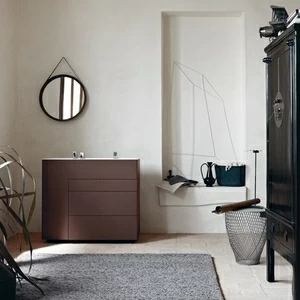 Комбинация ванной комнаты T03 в отделке Full 100 Milltek/33 ECOMALTA TERRA MILLDUE TOUCH