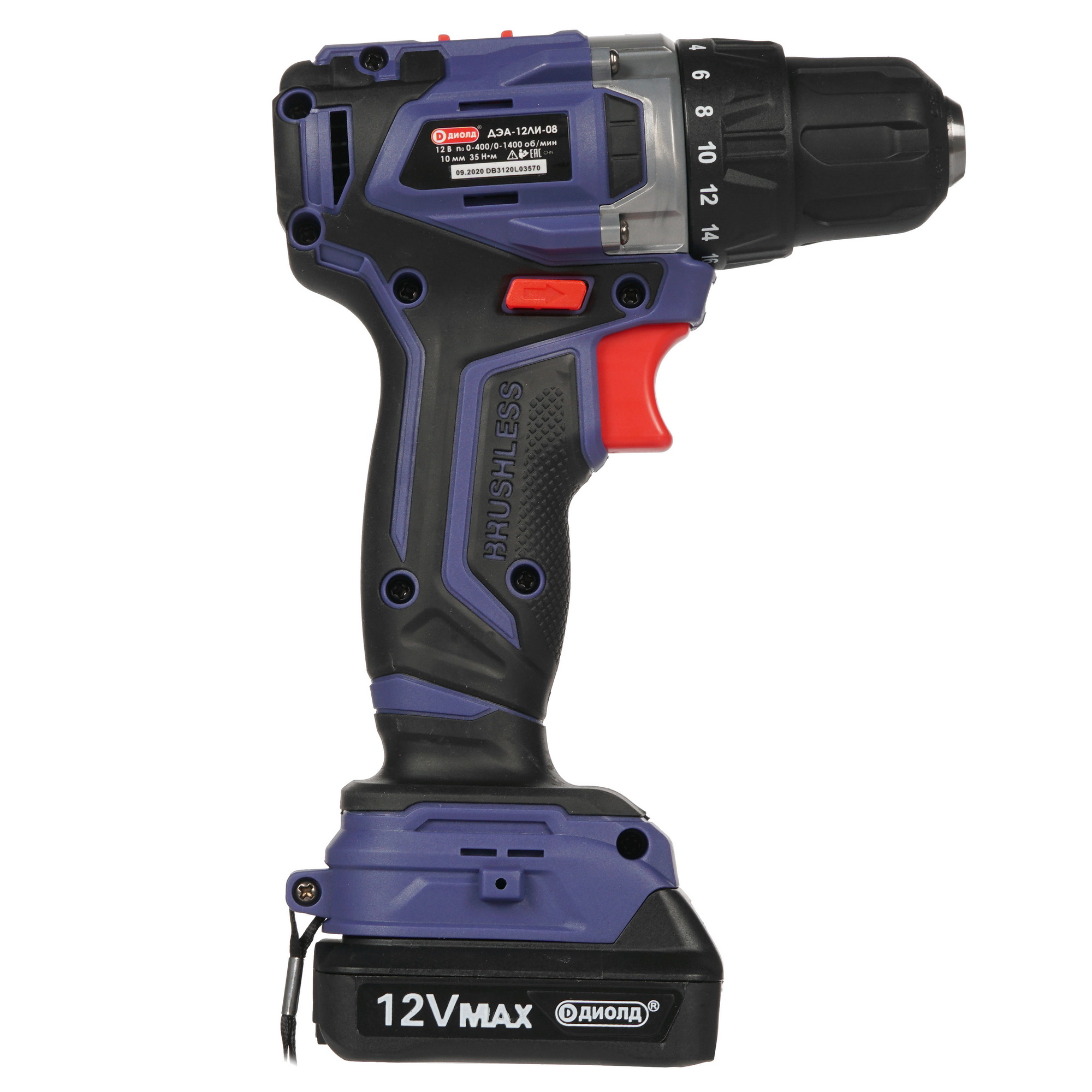 Дрель-шуруповерт Диолд ДЭА-12 ЛИ-08 10022152 5321806 STDN-0019047 - Вид №1