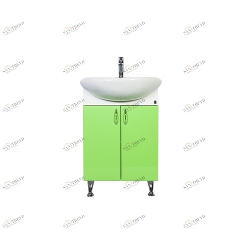 Тумба напольная Роса, цвет салатовый Белый ORANGE sun-id-1517209