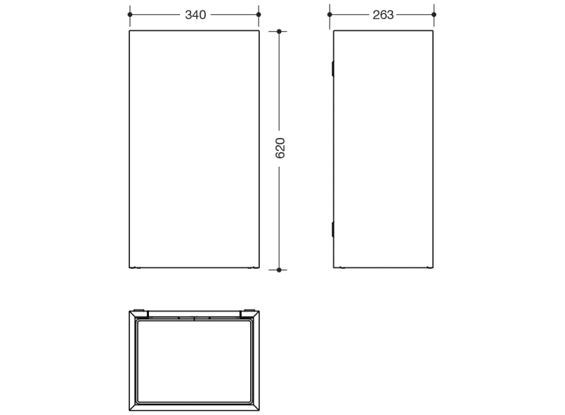 900.05.00360 корзина для бумаг HEWI System 900 - Вид №4