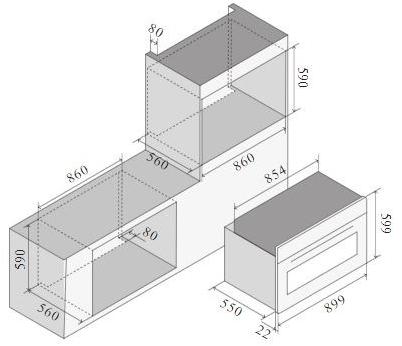 Ilve Многофункциональная встраиваемая духовка из нержавеющей стали Nostalgie Ov90sne3 Santreyd - Вид №4
