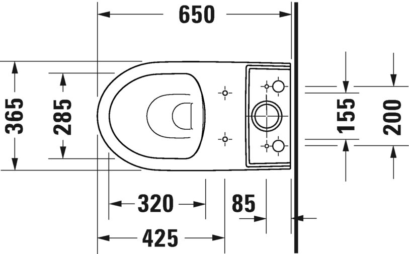 2182092000 Компакт унитаз с бачком Белый Duravit  Германия  - Вид №7