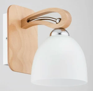 Бра деревянное бежевое Gracja 27041 ALFA GRACJA 00-3929746 Бежевый;белый