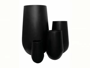 Вазон уличный черный 100х63 см "Белфаст" LE-VILLAGE FLORERO 044742 Черный