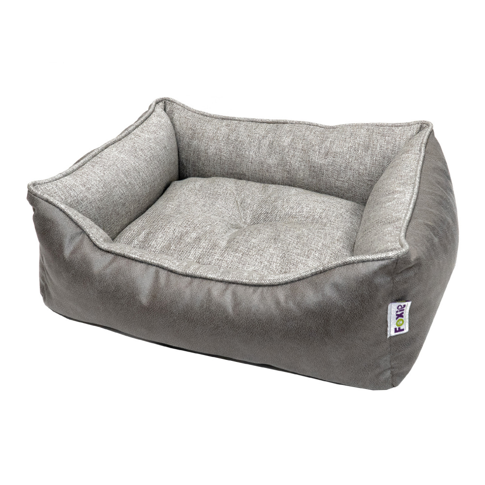 ПР0056989 Лежак для животных Colour 70х60х23см серый Foxie 