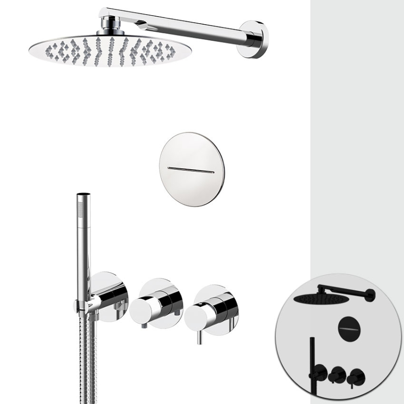 TK715ZD3PXT7820 Душевой набор DANIEL RUBINETTERIE Tokyo - Вид №1