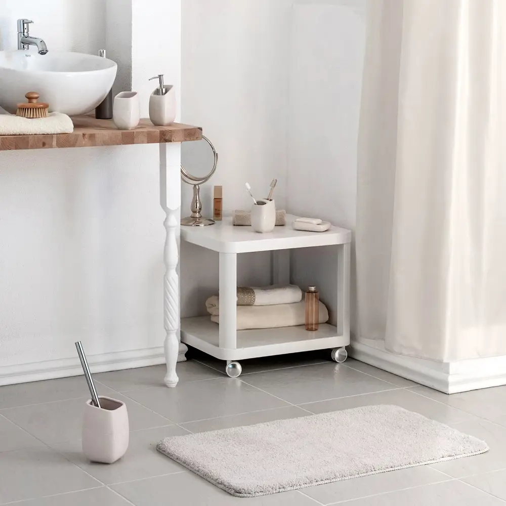 Коврик для ванной Wess Brillar A60-60 50x80 см цвет бежевый STLM-2143005 - Вид №5