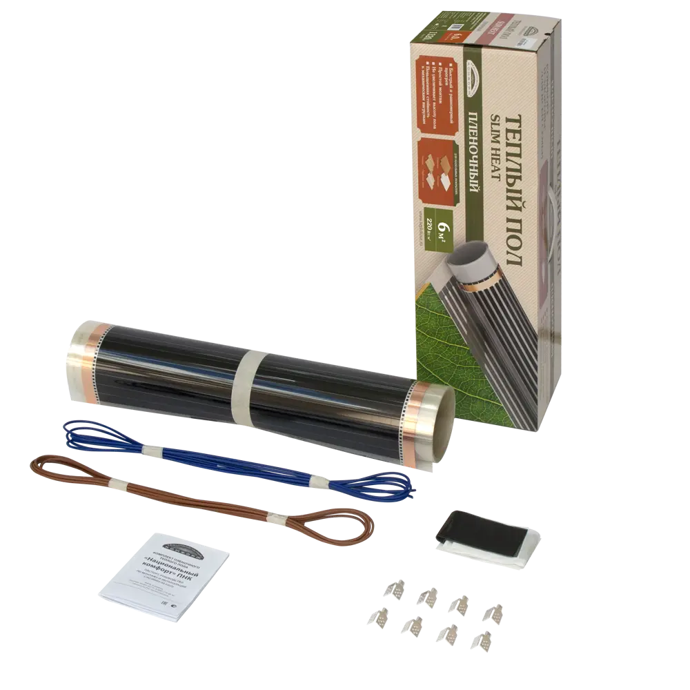 Инфракрасная пленка для теплого пола Теплолюкс Национальный комфорт 6 м², 1320 Вт STLM-2102746 - Вид №2